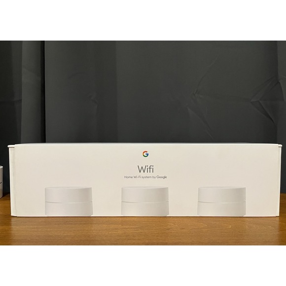 Google WiFi System Router For Whole Home Coverage AC 1304 (3 PACK) Mesh /w Box. - Picture 2 of 12